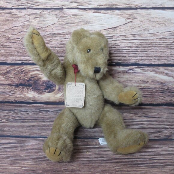 Boyds Bears BUBBA BEARS Plush 16" face jointed twist Vintage 1990 - Picture 2 of 8